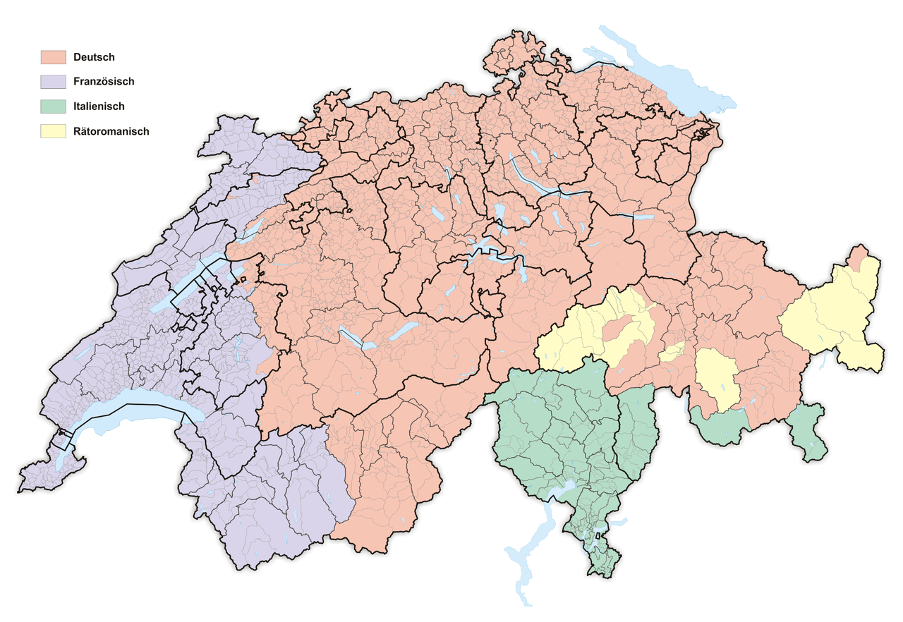 lingue parlate in Svizzera
